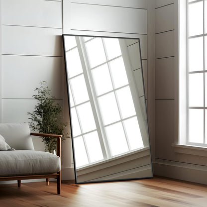 Full Length Mirror Hanging or Leaning against Wall