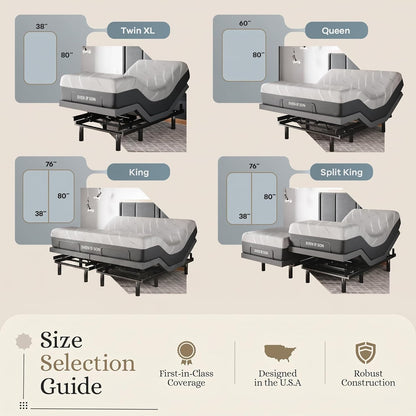 Sven & Son Classic Adjustable Bed Base