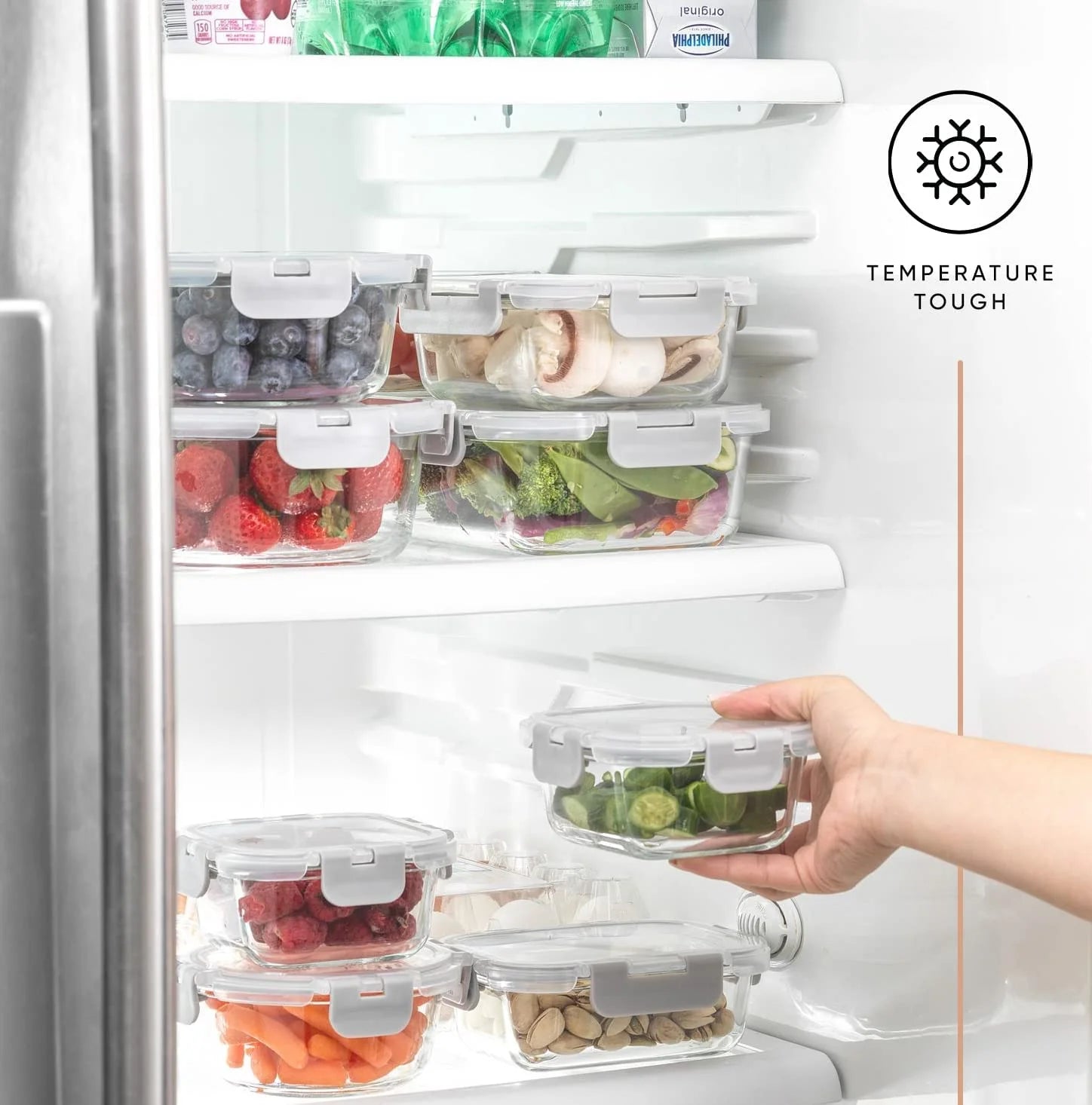 24 Piece Glass Storage Container Set 
